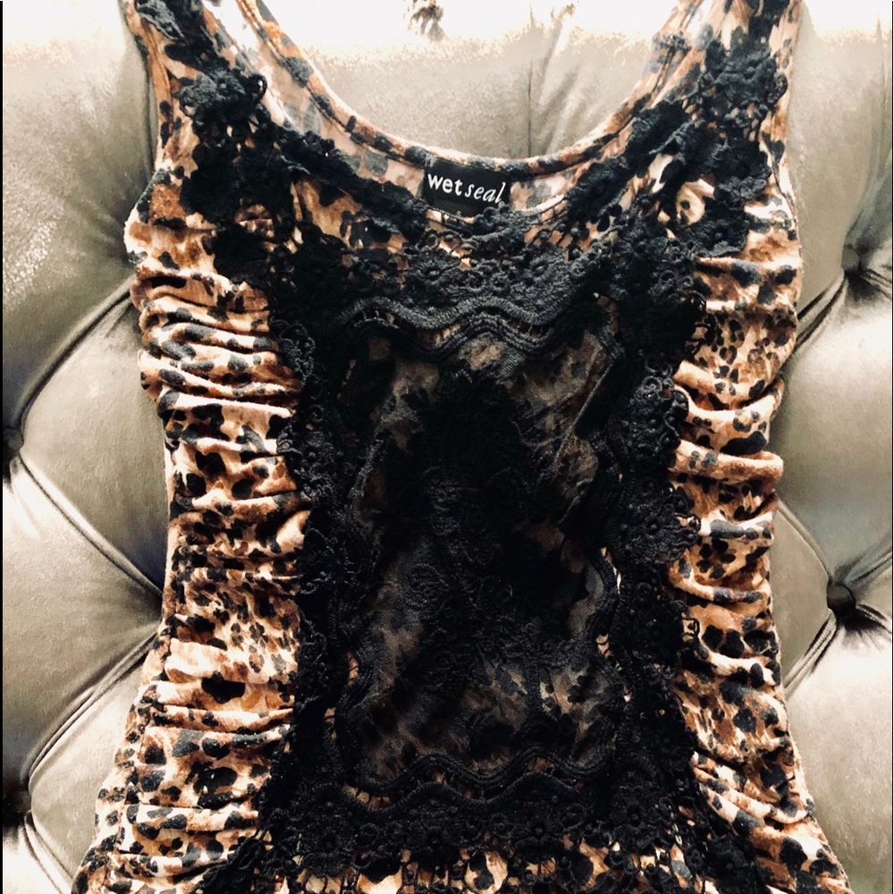 Forever 21 Animal Print Tank Top